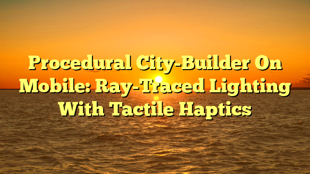 Procedural City-Builder On Mobile: Ray-Traced Lighting With Tactile Haptics